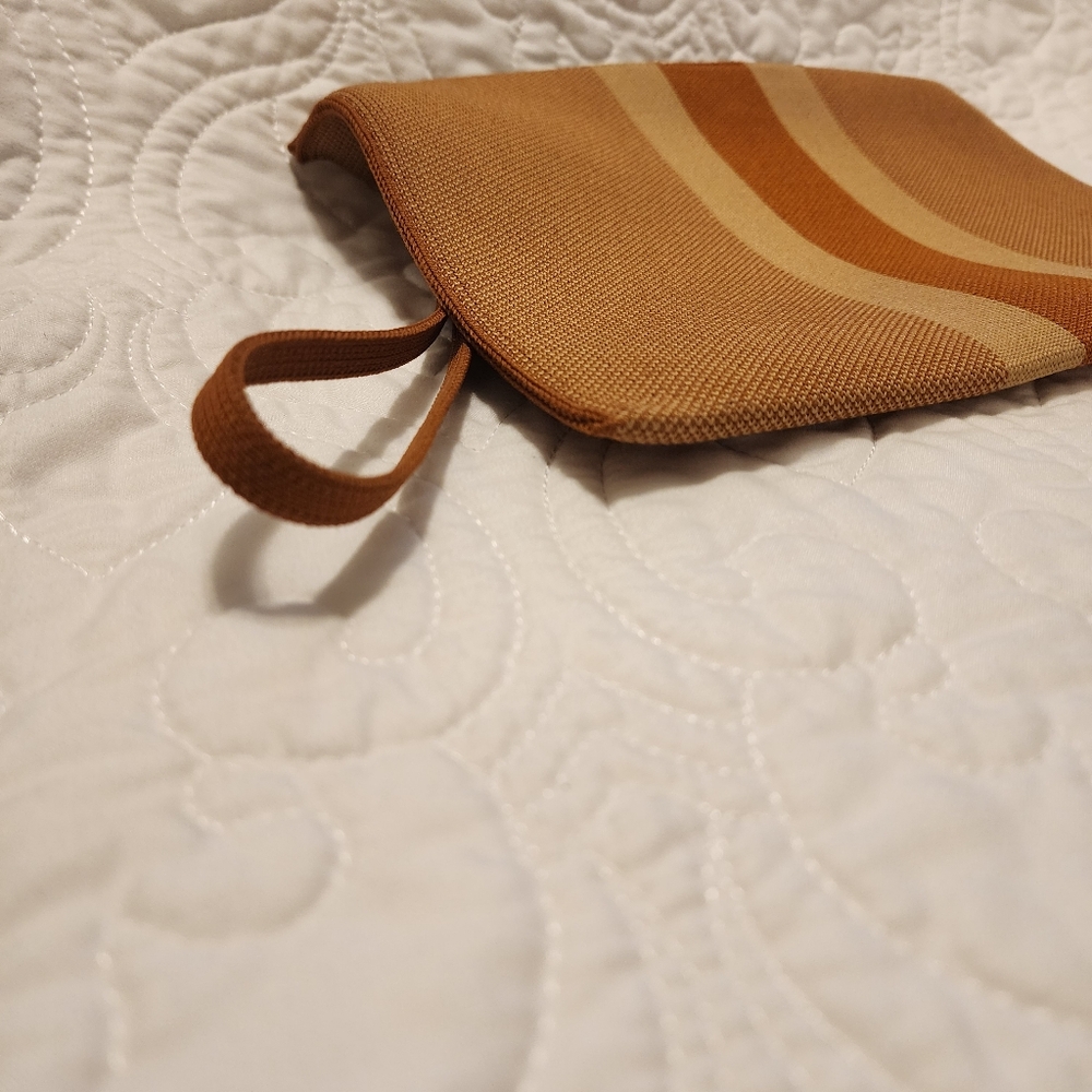 Rothy's Amber Stripe Wristlet Euc - image 3